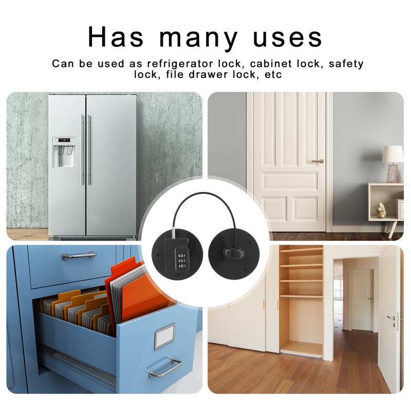 Children Protection Password Safety Lock Refrigerator Cabinet Drawer Door Window