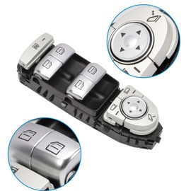 Konuooer Electric Window Regulator Switch Compatible with Mer-cedes C Class W205 AMG S205 GLC X253 Class A Window Button Car Driver Side 2229056800 2059056811