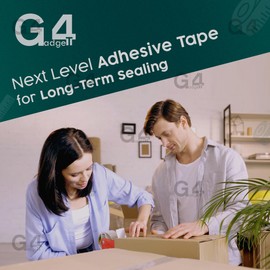 G4GADGET Clear Packing Tape Strong Quality Tape 24mm x 40m (Pack of 1)