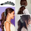 Elegant Rhinestone Banana Hair Clips for Women & Girls -