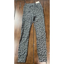 Aerie OFFLINE By Aerie Leopard Print Legging Dark Gray  Size Medium