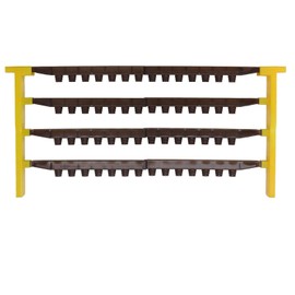 Natudeco Beekeeping Queen Cell Cup, Multifunctional Beekeeping Base Cell Cup Bee Queen Breeding Frame Plastic Breeding Cage Beekeeping Supplies for Beekeepers (B Style)