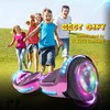 SUNDERWELL Hoverboard with LED Lights and Bluetooth Speaker, Self Balancing