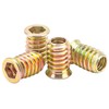 Qrity Pack of 20 Threaded Inserts Nuts, Screw Nuts, M4