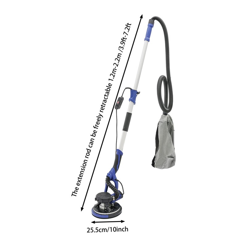 RocoReny 1250W Electric Drywall Sander, Foldable Ceiling Sander with 6