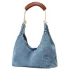 Denim Tote Bag Large Capacity Jean Purses for Women Handbags