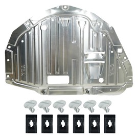 runfider 74112-TLA-A01 74112TLAA01 1 pcs Al-mg Alloy Lower Engine Cover Lid Compatible with Honda CR-V CRV EX EX-L 2017 2018 2019 2020 Splash Guard Shield 2017-2022 Under Car Board