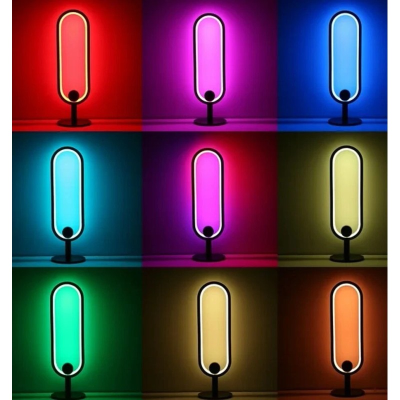 Enbrighten Table Lamp Changing LED Modern Night Dimmable Whites &