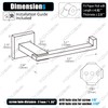 KOKOSIRI Chrome Toilet Paper Holder for Kitchen Bathroom Washroom Toilet