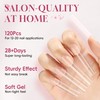 Luckyfairy XXL Nail Tips Square 120 Pcs 12 Sizes -