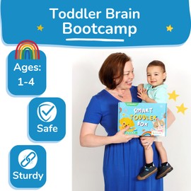 TOYVENTIVE Educational Books, Flash Cards, and Puzzles - Birthday Gifts for 1, 2, 3, and 4 Year Old Boys, Toddler Learning Toys and Activities