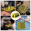 TUNJILOOL Chess Game, 3-in-1 Chess Board Wooden High Quality Chess