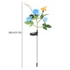 Outdoor Solar Powered LED Light Rose Flower Simulation Bee Lamp