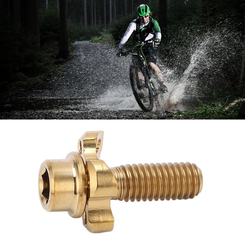 RISK Bike Front Derailleur Screw Gasket Kit Hollow Titanium Alloy
