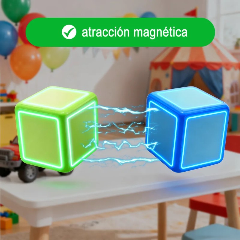 Bloques Magnéticos Juguete Castillo Rosa 100 Piezas