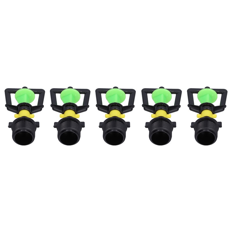 5PCS G1/2 Male Thread Rotating Sprinkler Nozzle Spray Head Misting