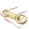 Bluemoona 1Pc- Brass Hinged Panic Horsemanship 30mm Replacement Twist snap