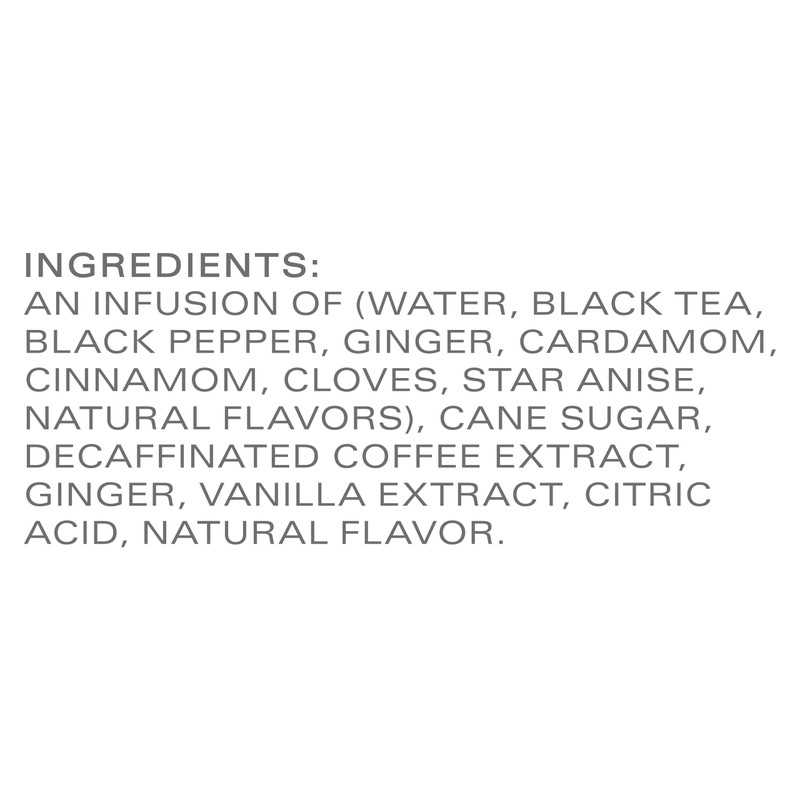 TAZO Espresso Chai Latte, Black Tea Concentrate, Easy to Serve