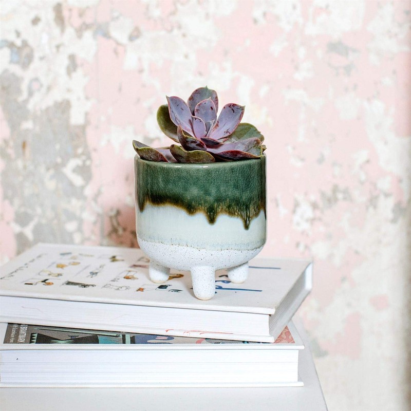 Sass & Belle Mojave Glaze Green Planter