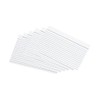 5 Star Record Cards Ruled Both Sides 6x4in 152x102mm White