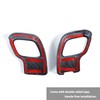 SQQP ABS Carbon Fiber Gear Shift Knob Cover Stick Shifter