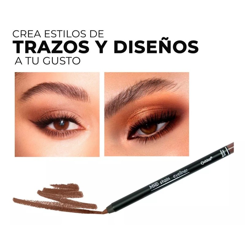 Gelden Lápiz Delineador De Ojos Mate Stain Eyeliner 1 Pz