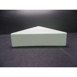 Waymark 4" x 4" External Flat Pyramid Vinyl Post Cap - White