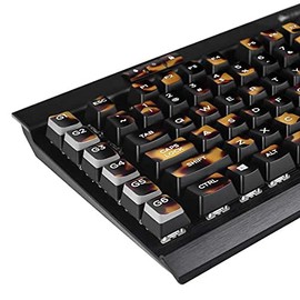 Skinit Decal Skin Compatible with K95 RGB Platinum Mechanical Gaming Keyboard - Skinit Originally Designed Tortoise Shell Design