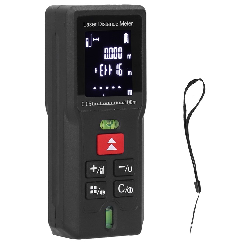 100M Hand‑Held Laser Rangefinder Portable Digital Distance Meter Measuring Tool