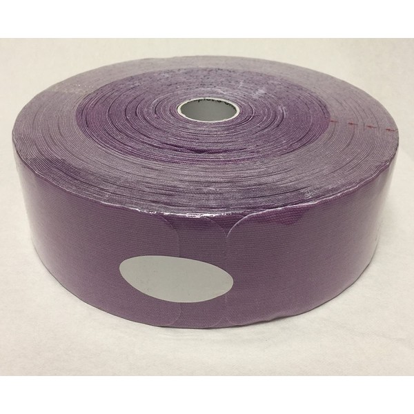 Therapist’s Choice® Kinesiology Tape, 2"x105' PRE-Cut Bulk Roll, PRE-Cut into Easy-to-Apply 10 inch Strips (Light Purple)