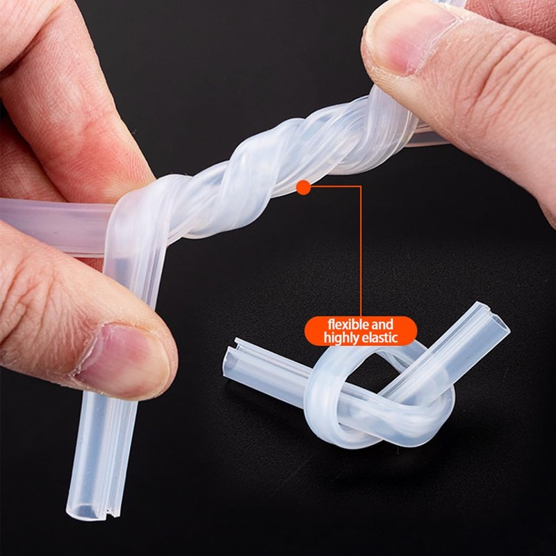 AIXXCUVQ Door Soundproofing Rubber Sealing Strip Noise Reduction Technology Weather