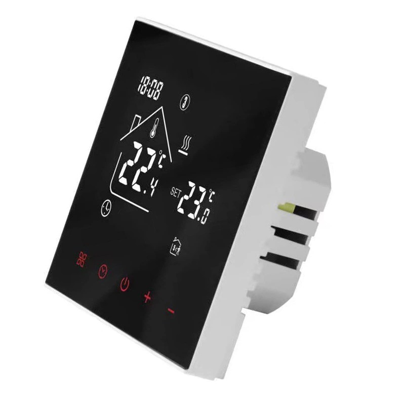 Digital Thermostat Room Thermostat, LED Display Touchscreen Thermostat Controller, Weekly