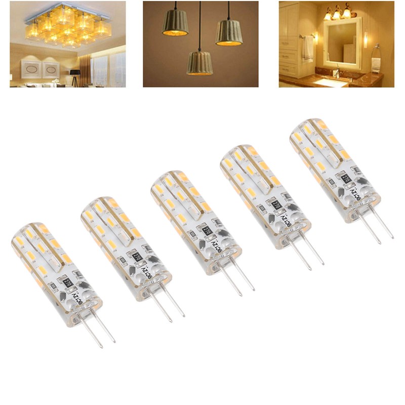 10pcs G4 LED Bulb 1.5W DC12V Warm White 3000K 110LM