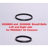 Bissell 2036804 and 2036688 Bissell Belts Left and Right side for PROHEAT 2X Cleaners