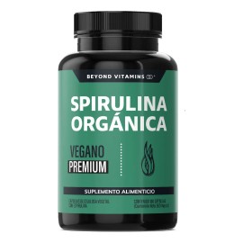 Spirulina Orgnica 100 Natural Premium  Espirulina Con Tecnologa De Cpsulas Veganas - Spirulina Capsulas - Vitaminas Mujer  Hombre - Organic Spirulina 