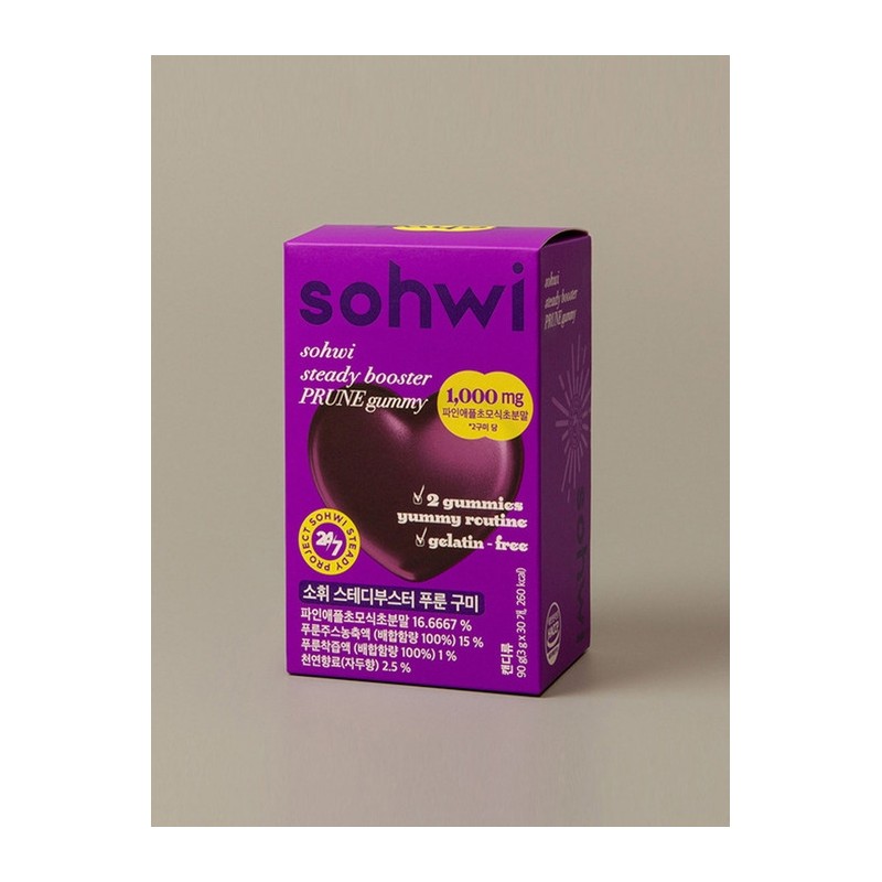 [Steady Gift Edition] 2 boxes of Sohwi Prune Gummies /