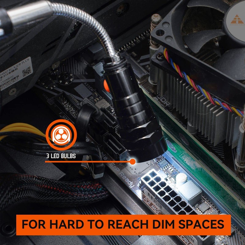 VIBELITE Gifts for Dad, Magnetic Pickup Tool with LED, Telescoping