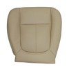 Priprilod Tan Leather Passenger Side Bottom Replacement Seat Cover Compatible