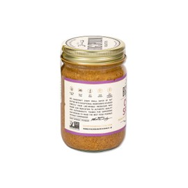 Big Spoon Roasters Chai Almond & Peanut Butter w/Raw Honey & Sea Salt - Keto Friendly, Low Sugar Almond Butter - Crunchy Almond Butter w/Bee-Friendly Almonds - Gourmet, Vegan Nut Butter - 13 Ounces