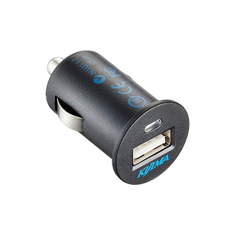 キジマ(Kijima) バイクパーツ USBチャージャー 12Vシガー/USBポート DC5V/2.1A 304-621