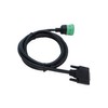 Type2 Green 9Pin J1939 to DB15 ELD Cable for Fleet