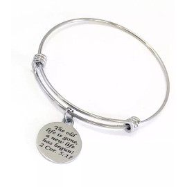 JKCE Designs Christian Jewelry, The Old Life Is Gone A New Life Has Begun Bracelet, Christian
