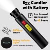 Magicfly Rechargeable Wireless Egg Candler Tester for Monitoring Eggs Developmen