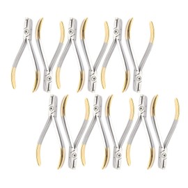 Odontomed2011 Set of 12 Pieces T/C Orthodontic Step Plier Banding 1mm Ortho Pliers Dental Instruments Stainless Steel Orthodontic Supplies Pliers TC Tungsten Carbide Inserts