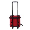 Large Capacity Rolling Cooler Box Insulated with Wheels Red for