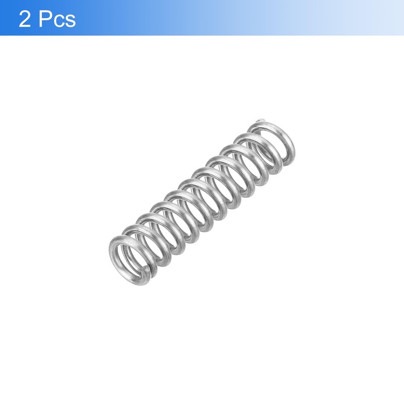 QUARKZMAN Pack of 2 Compression Springs, Stainless Steel Coil Springs,