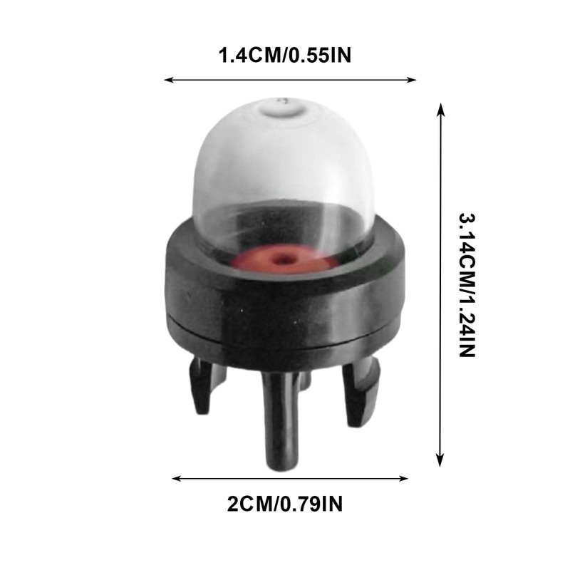 ShiningUU Snap in Primer Bulb Pump 6 Pack Plastic Replacement