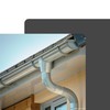 ZAMBELLI Downpipe Elbow 85 Degrees Galvanised One Piece Folded DN