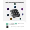 Vaydeer One-Handed Mechanical Keyboard Support NKRO, Hotkeys, One-Click Start,9 Fully