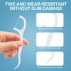 100 Count Dental Floss Picks, Easy Grip Handle Floss Picks